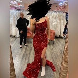 Portia & Scarlett Red Prom Dress